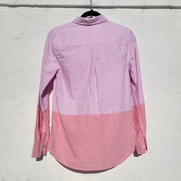 J. Crew Women's Boy Fit Oversized Button Up Long Sleeve Shirt Size 4 - Picture 2 of 7